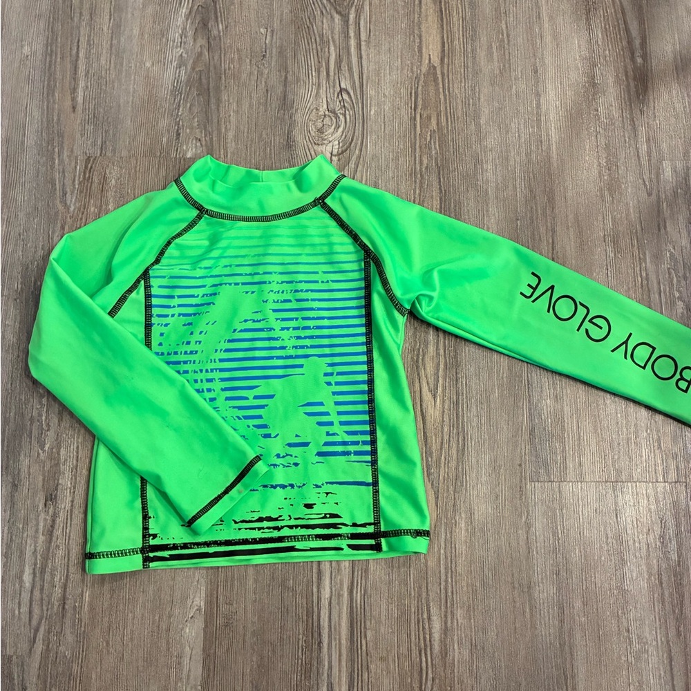 Body Glove Kids Neon Green Rashguard